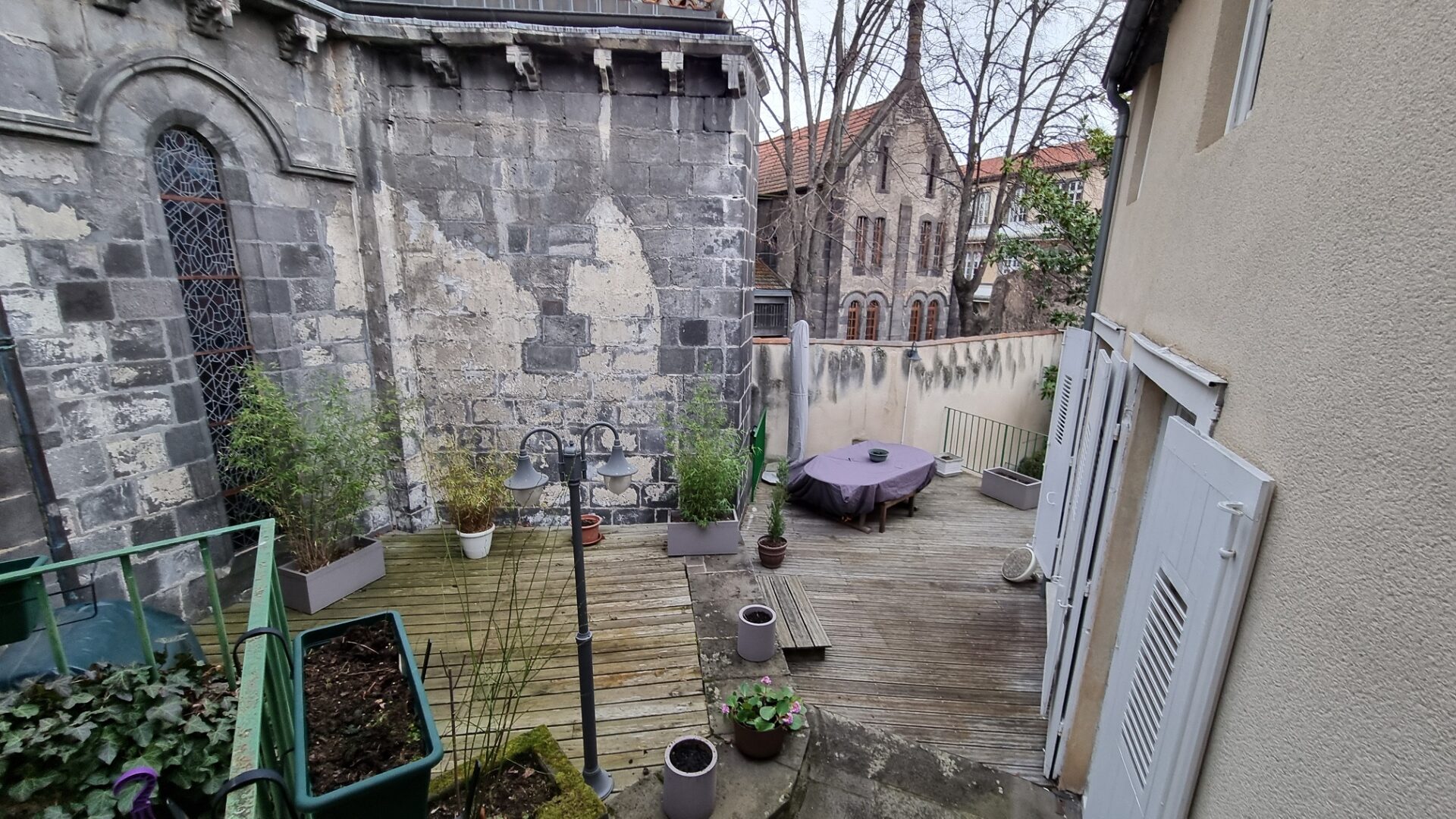 terrasse maison Hôtel particulier viager occupé riom 63200