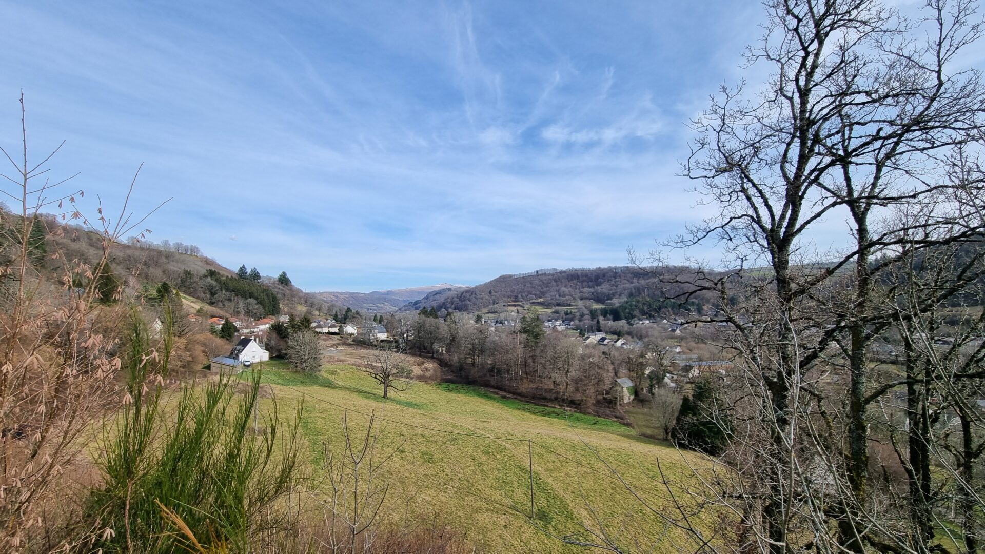 Vue de Saint Martin Valmeroux Maison Viager occupé