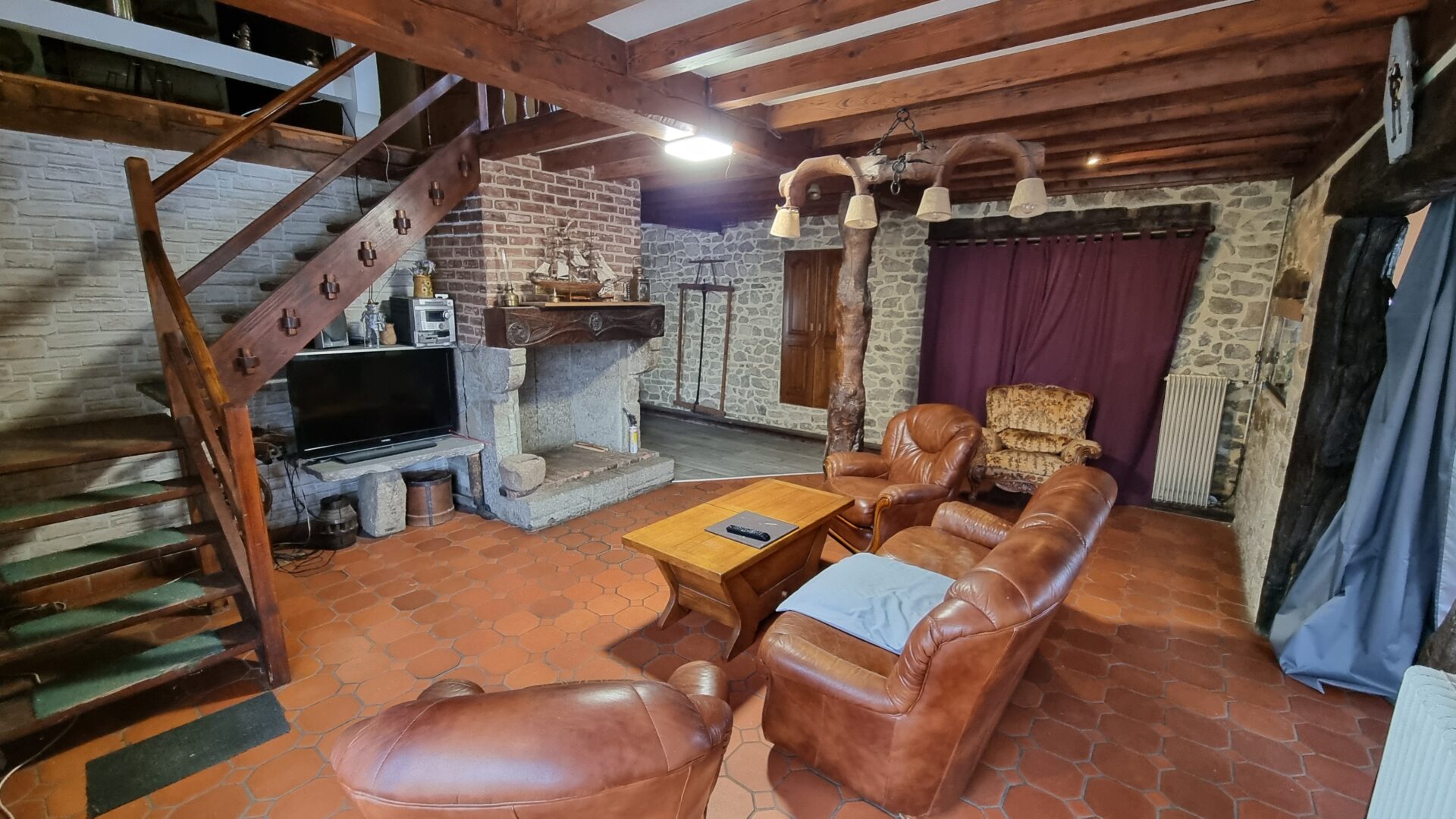 Salon Maison viager occupé Saint Agathe