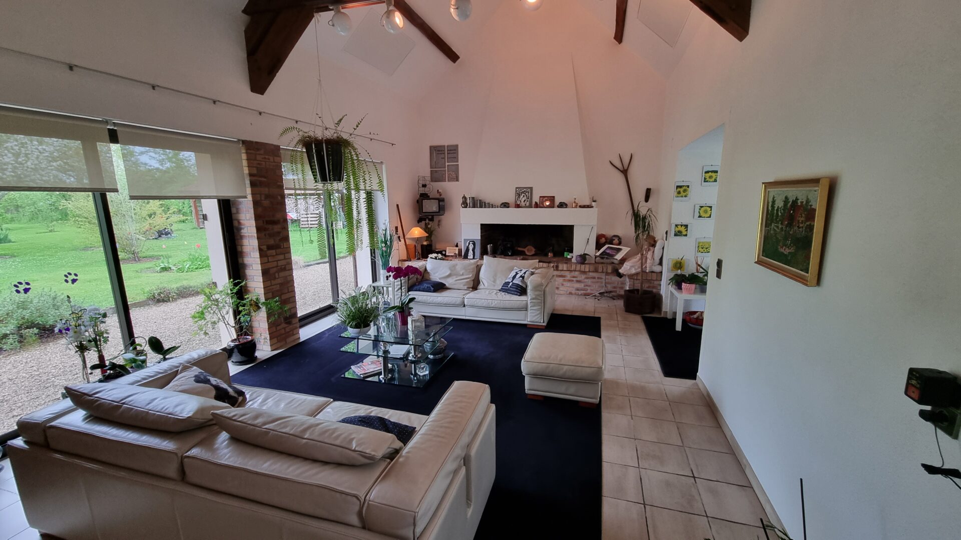vue cuisine salon Maison Viager occupé Lurcy Levi
