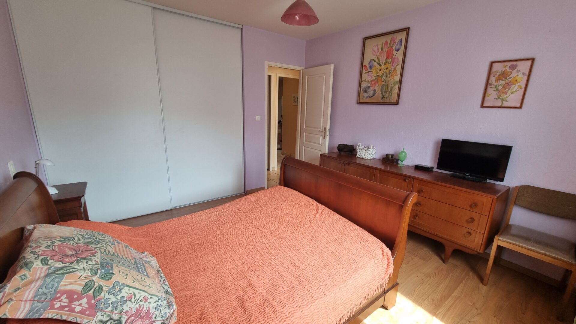 chambre deux avec placard maison viager occupé Chaptuzat