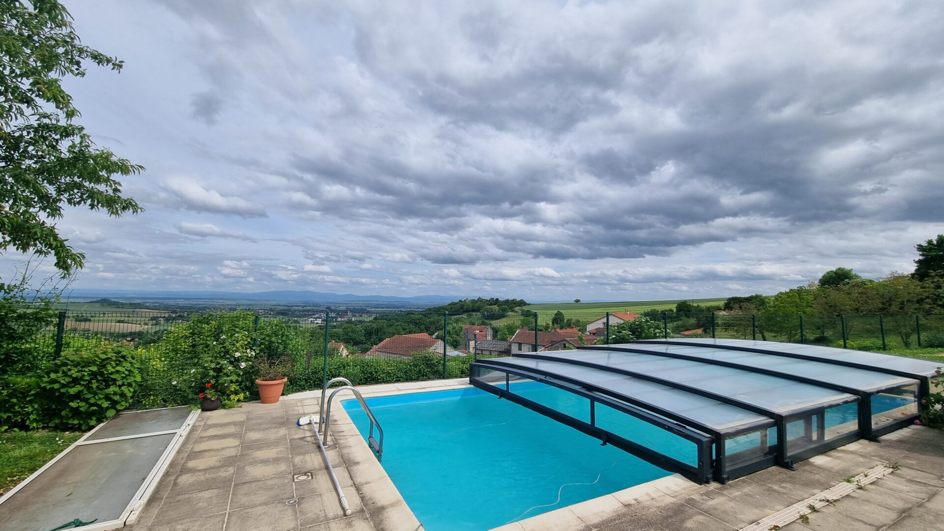 piscine maison viager occupé Chaptuzat