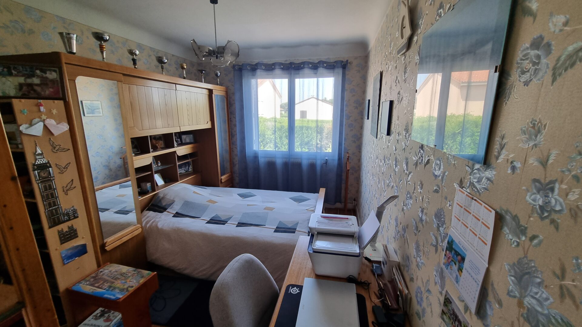 Chambre 1 Maison viager occupé Mozac 63200