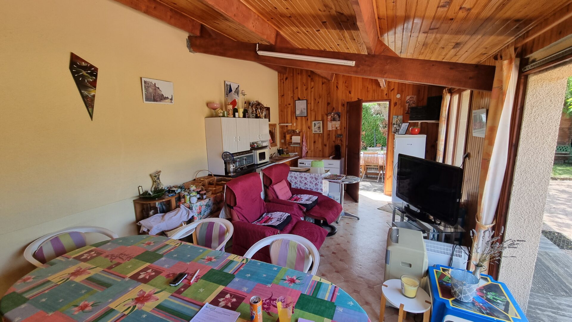 Garage aménagé Maison viager occupé Mozac 63200