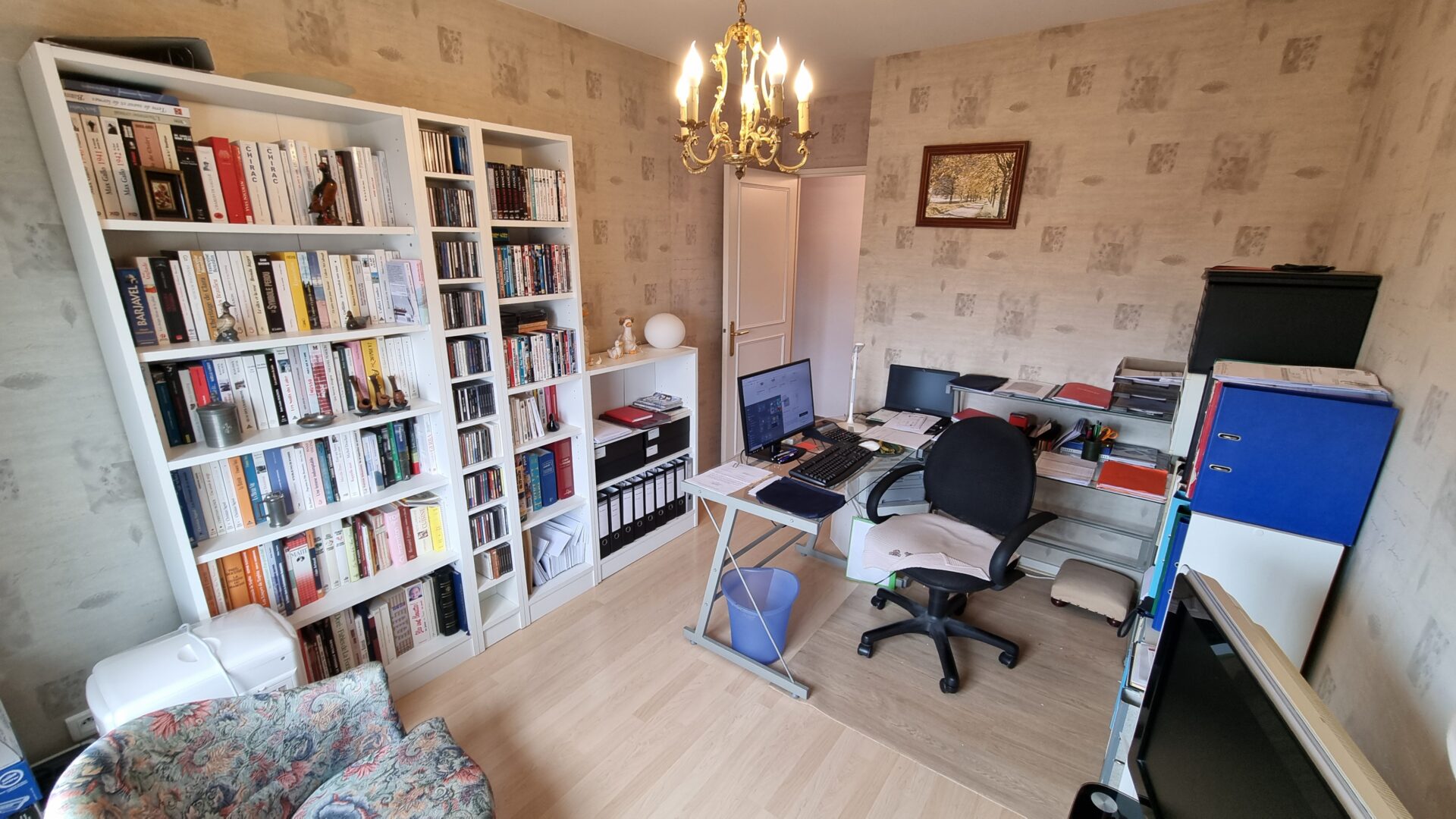 Chambre 2 appartement viager occupé Roanne La Chapelle