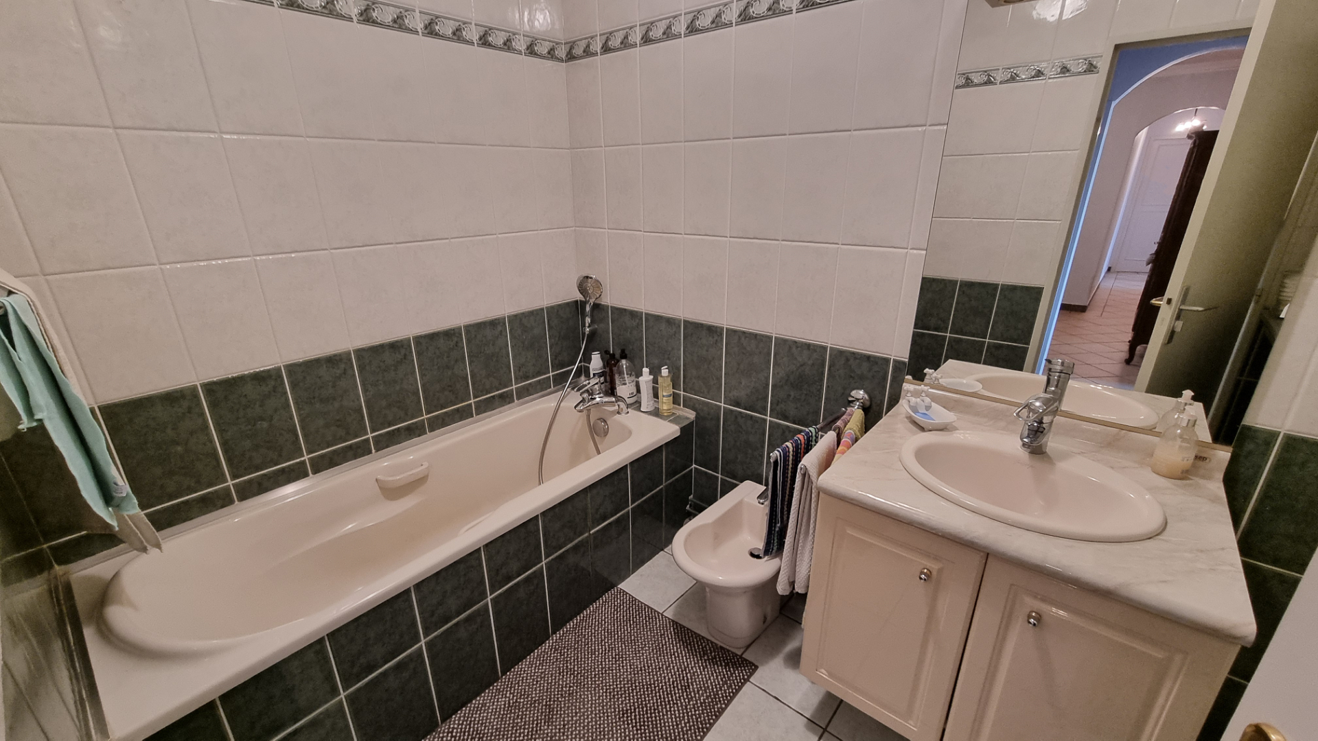 Salle de bains appartement viager occupé Roanne La Chapelle