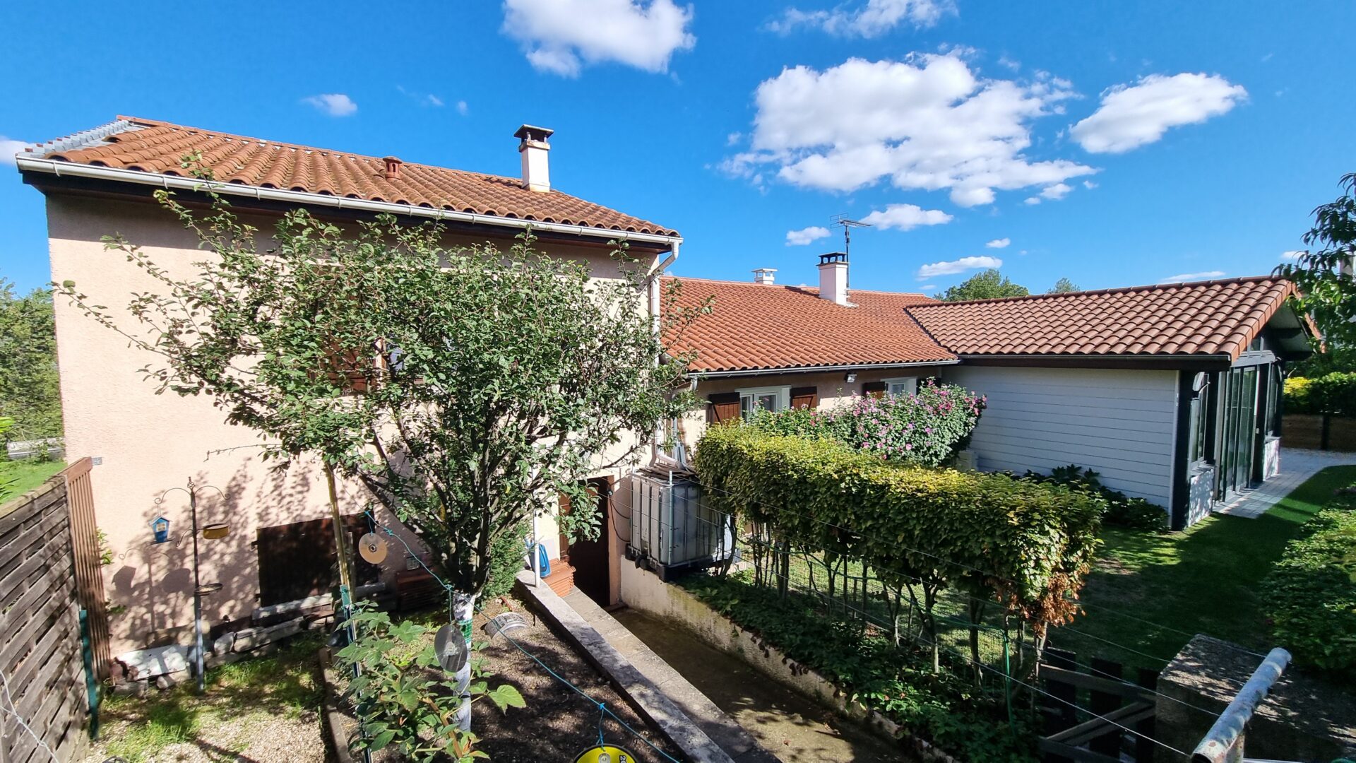 Terrain jardin cournon bleuet maison viager occupé