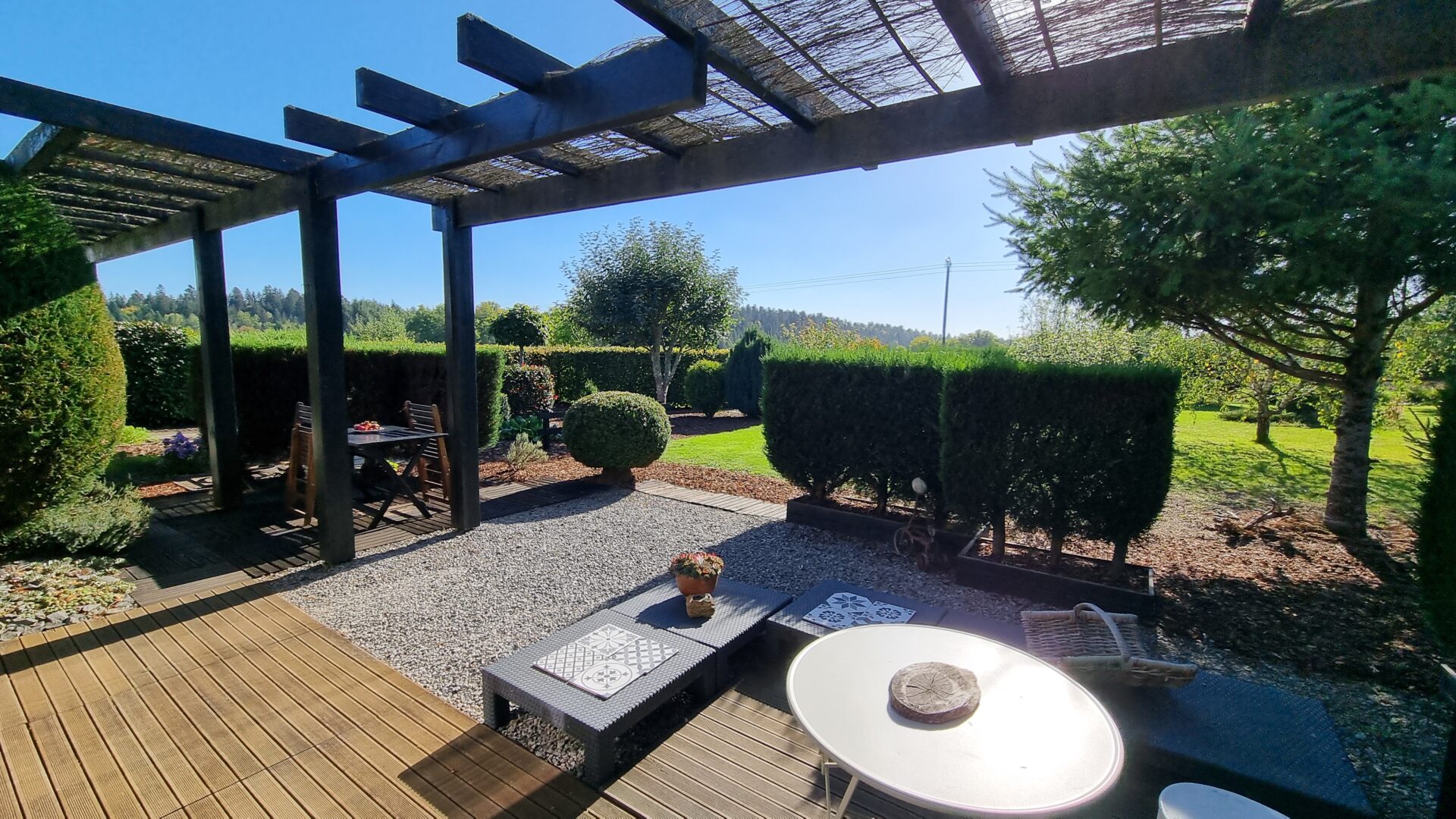 Terrasse Maison viager occupé Verneugheol