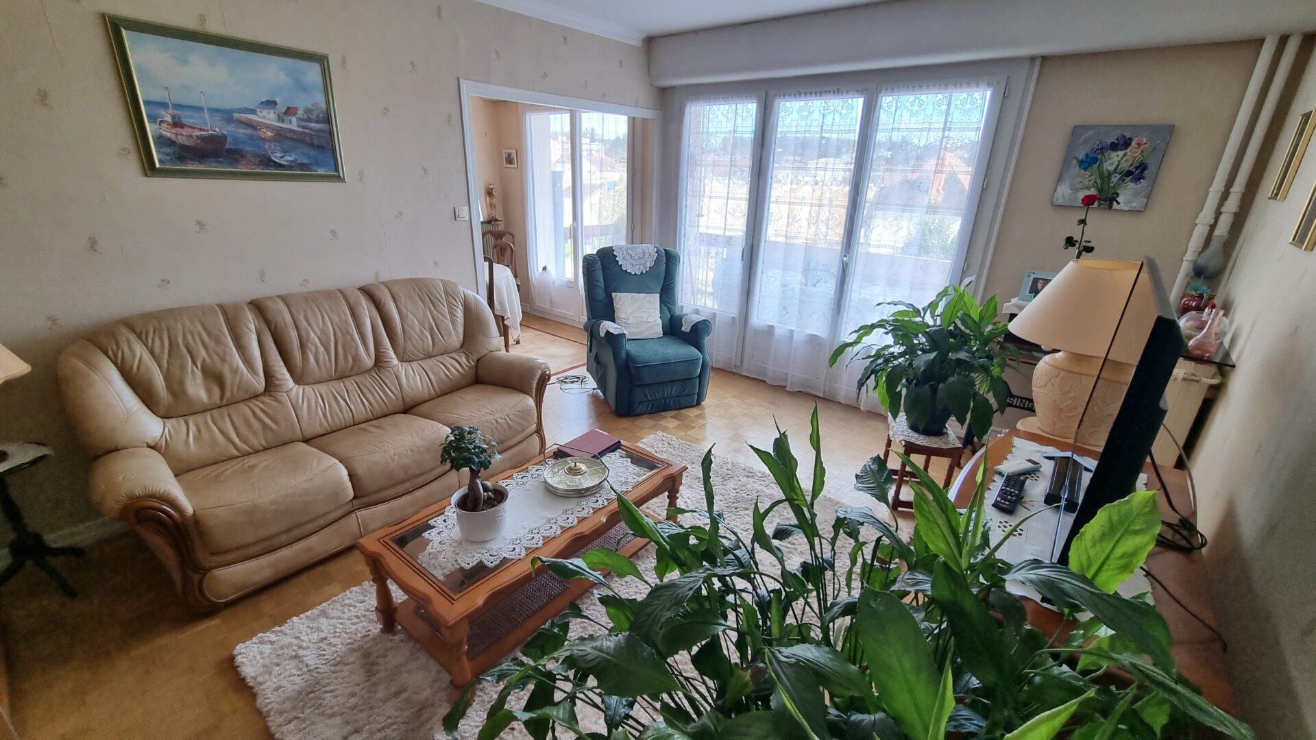 salon appartement viager libre Montlucon 03100.