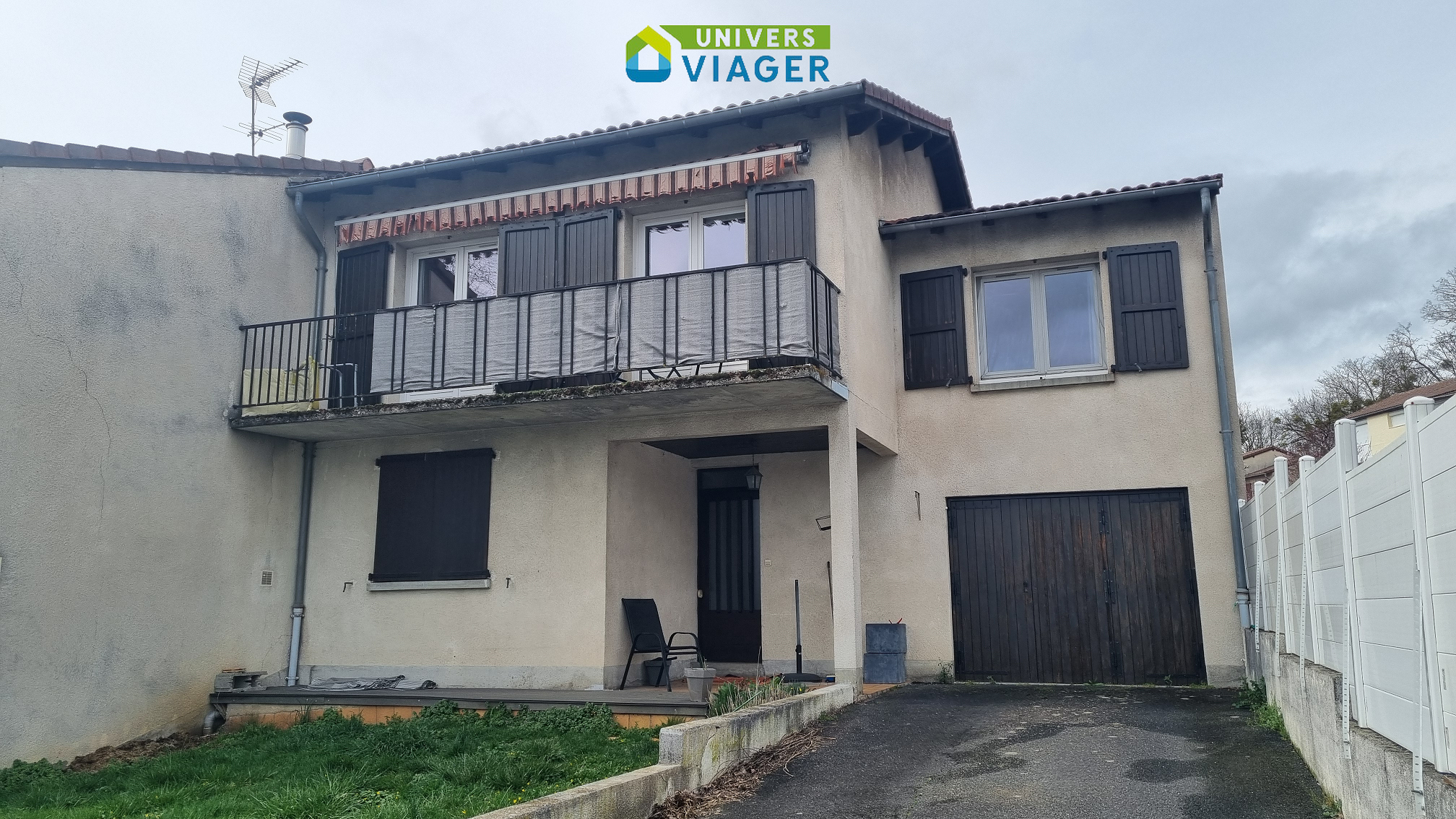 Facade Maison viager libre Aurillac 15000