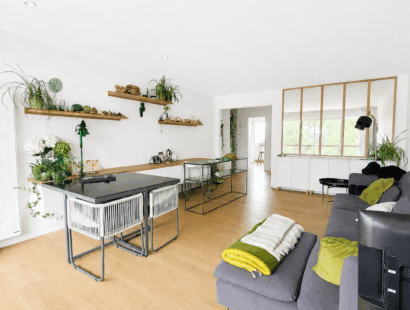 Le salon vu du balcon