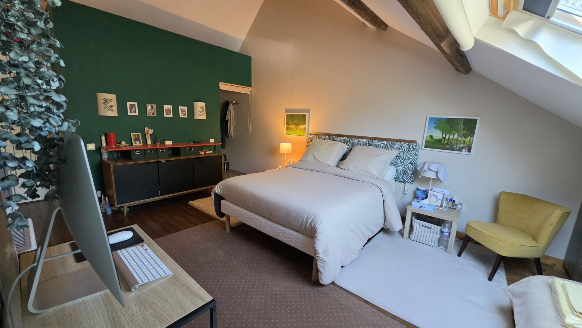 chambre etage maison viager occupé Murat 03390