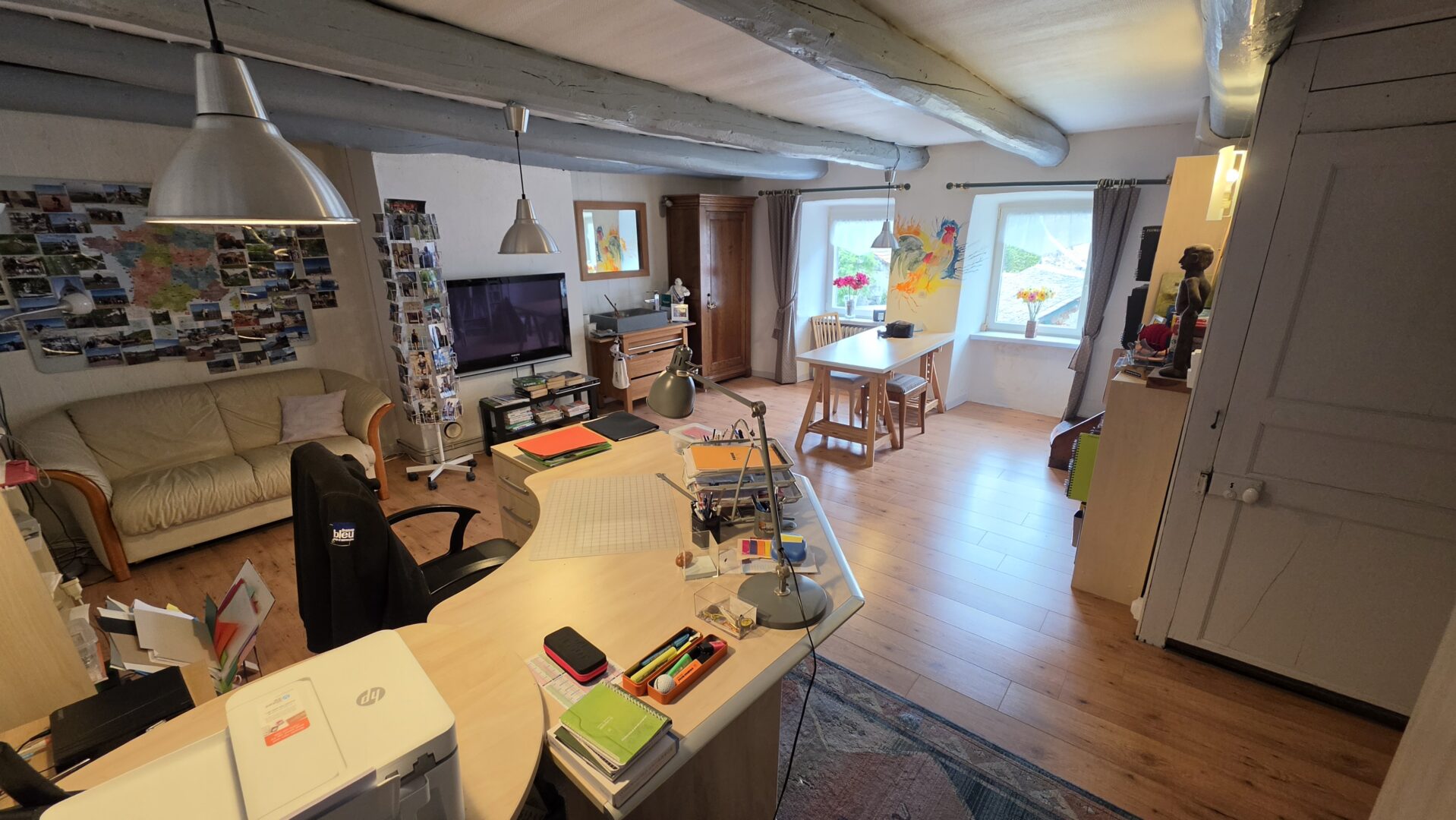 salon etage Maison viager occupé Saint Diery 63320