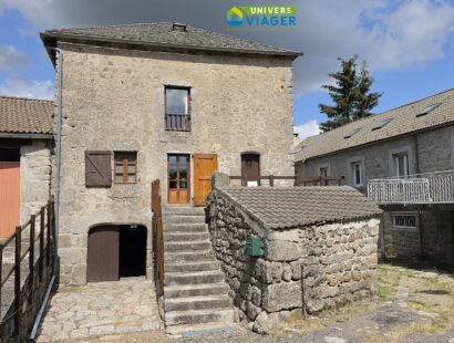 Facade Maison Viager occupé CHAUDEYRAC 48170
