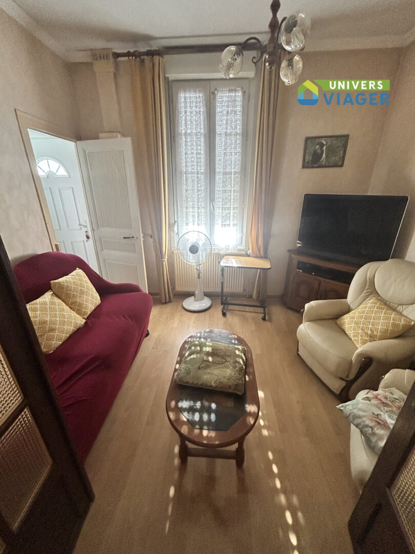 Saintes, viager occupé centre-ville, deux chambres, garage
