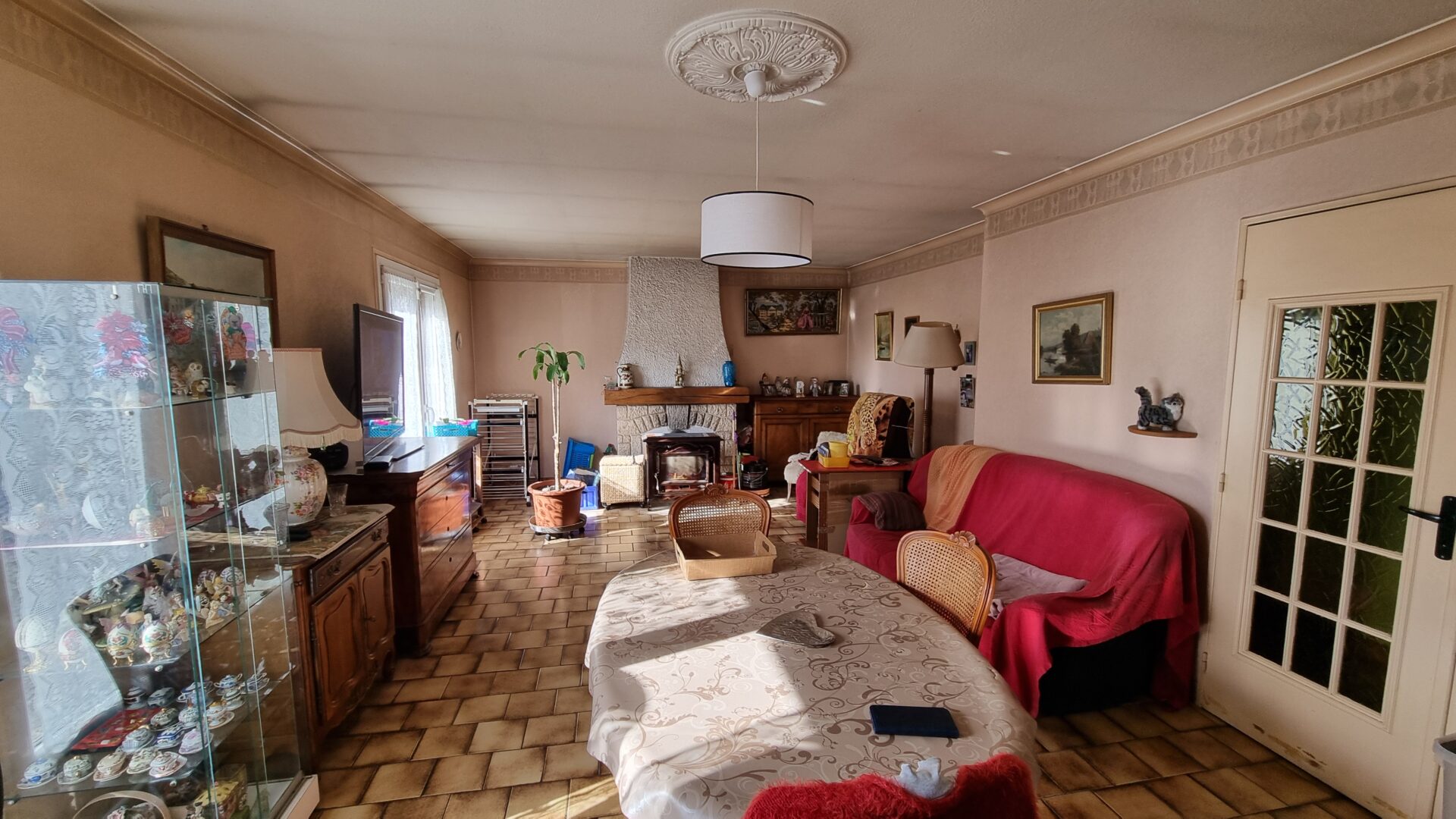 salle à manger salon Maison viager occupé Roanne 42300