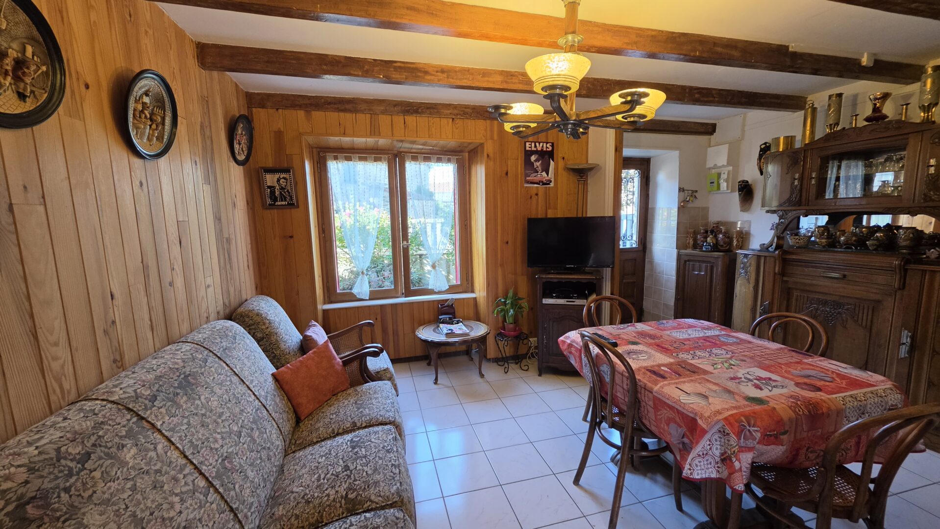 salon Maison viager occupé le vernet 63580