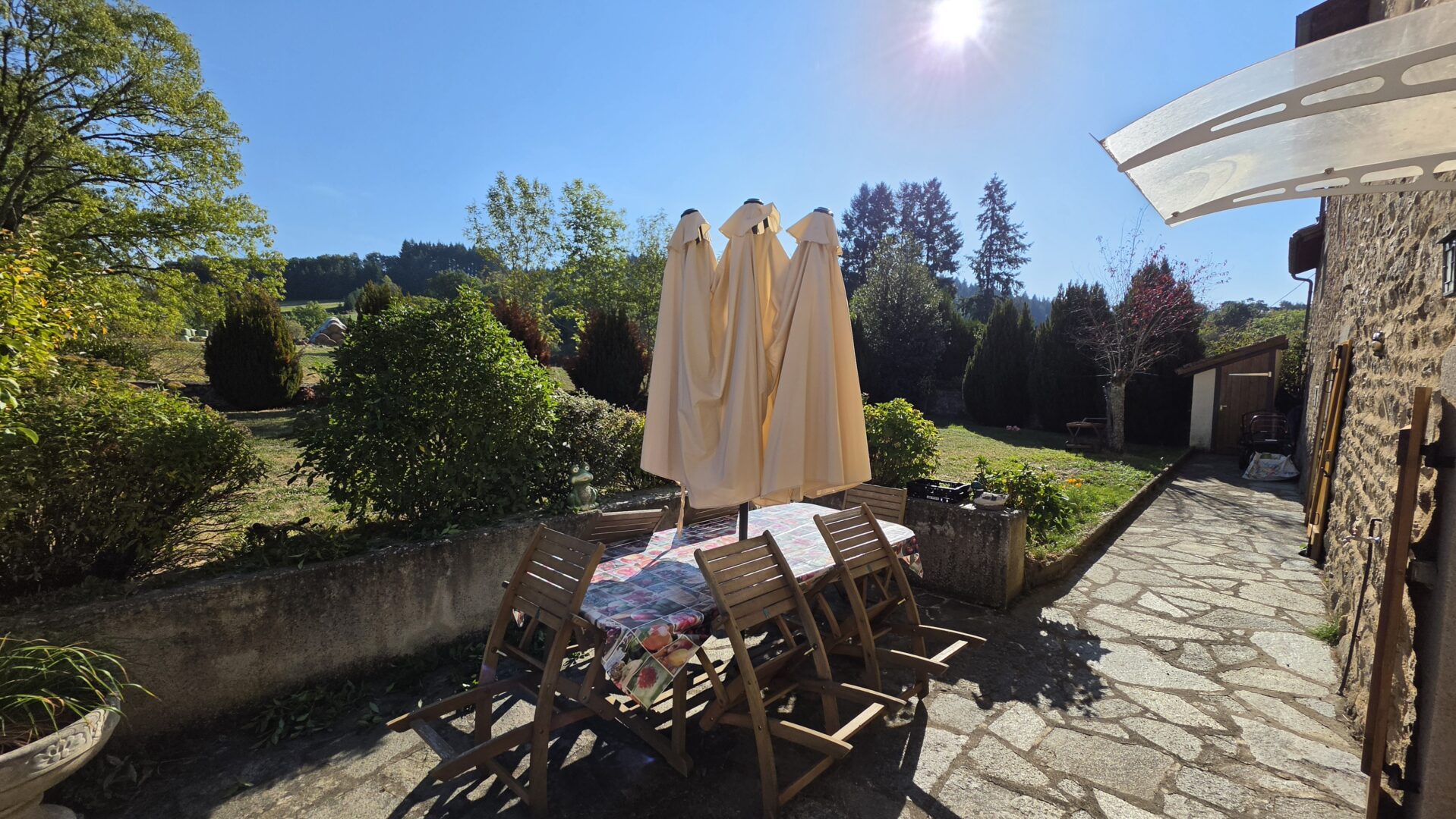 terrasse Maison viager occupé le vernet 63580